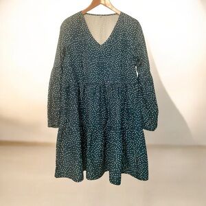 Medium Green Polka Dot Dress